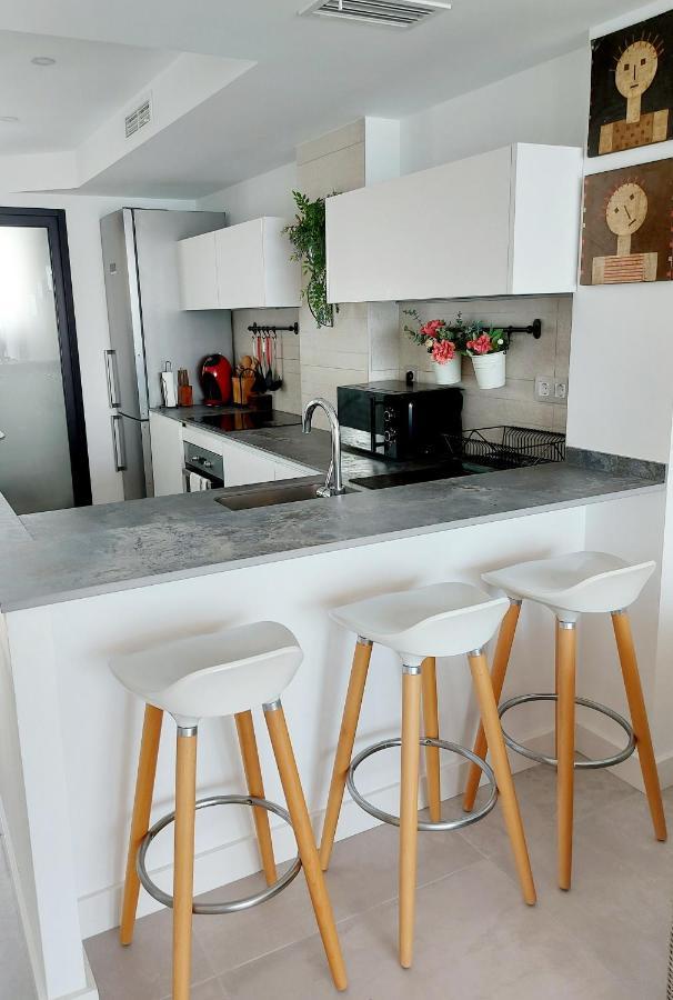 Exclusif Appartement En 1Er Ligne, Vue Imprenable, Piscine, Parking Prive A Playa Mucha Vista, Alicante El Campello Esterno foto