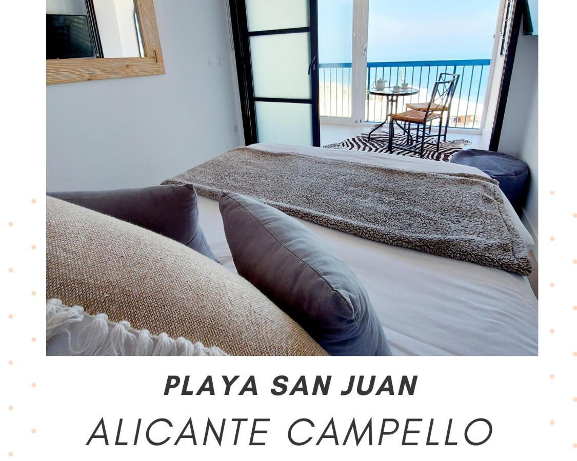 Exclusif Appartement En 1Er Ligne, Vue Imprenable, Piscine, Parking Prive A Playa Mucha Vista, Alicante El Campello Esterno foto